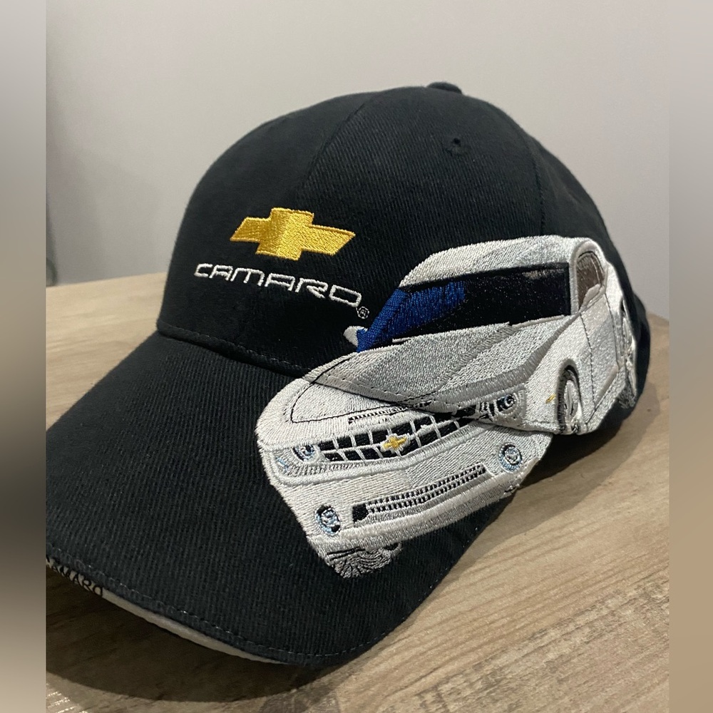 Chevrolet Camaro Choko Black Embroidered Cap